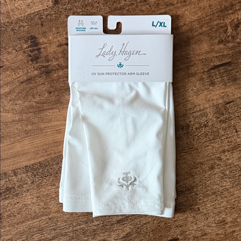 Lady Hagen White Sun Protection Arm Sleeve